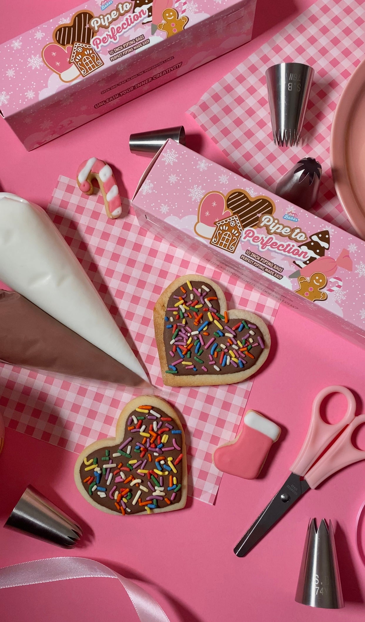 Pipe To Perfection | 50x 10inch Piping Bags With Dispenser
